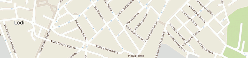 Mappa della impresa alessi fabrizio a LODI