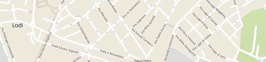 Mappa della impresa gritti gas rete srl a LODI