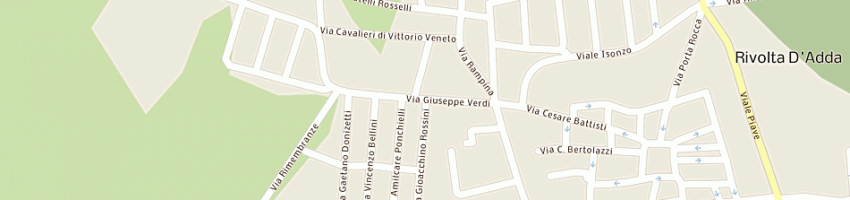 Mappa della impresa cartoleria bocelli di ghisolfi claudia e c (sas) a CREMONA