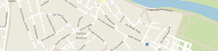Mappa della impresa pizzeria rocco e c a LODI
