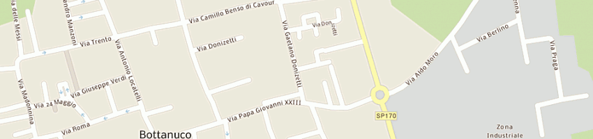 Mappa della impresa carbone michele a BOTTANUCO
