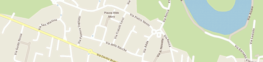 Mappa della impresa butti andrea a MILANO