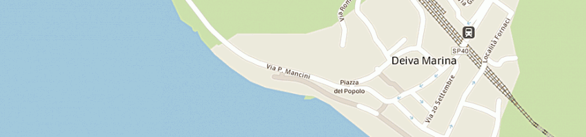 Mappa della impresa pizzeria perbacco snc a DEIVA MARINA