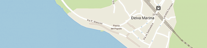 Mappa della impresa ristorante pizzeria il basilico a DEIVA MARINA