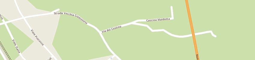 Mappa della impresa la coldana srl a LODI