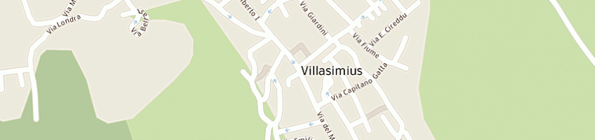 Mappa della impresa royal club a VILLASIMIUS