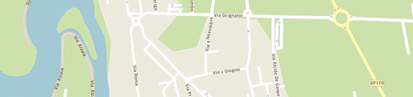 Mappa della impresa cornelli rosa snc a CAPRIATE SAN GERVASIO