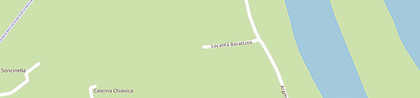 Mappa della impresa ristorante il barattino a MONTICELLI PAVESE