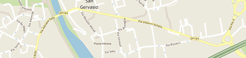 Mappa della impresa studio casa bergamo di gherardi ugo e c sas a CAPRIATE SAN GERVASIO