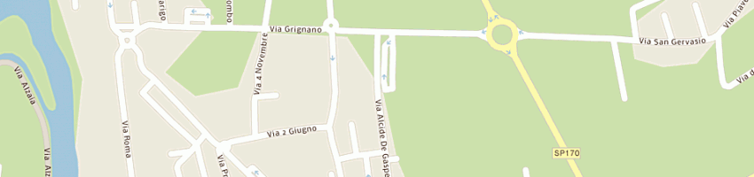 Mappa della impresa elettrotecnica ngf di nodari gianfranco a CAPRIATE SAN GERVASIO