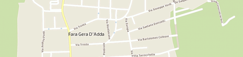 Mappa della impresa doleg snc di dondossola luigi e c a FARA GERA D ADDA