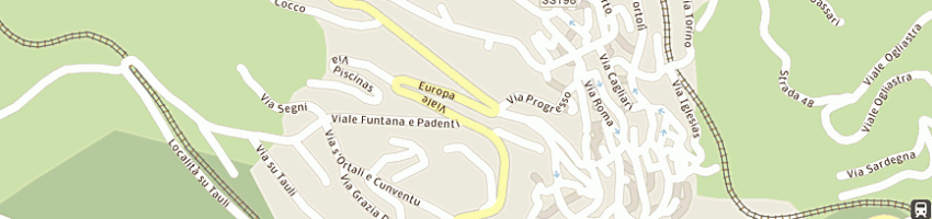 Mappa della impresa ministero di grazia e giustizia a LANUSEI