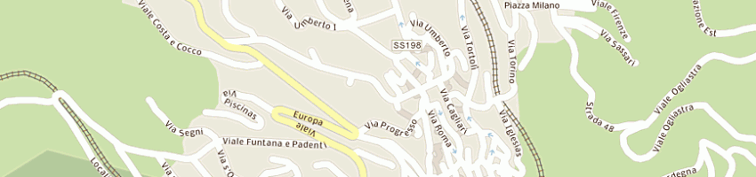 Mappa della impresa melis sandro a LANUSEI
