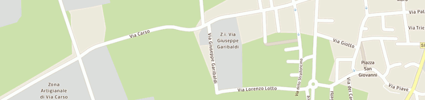 Mappa della impresa scatolificio mp di martinelli pietro e c snc a MADONE