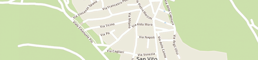 Mappa della impresa azienda usl n8 cagliari a SAN VITO