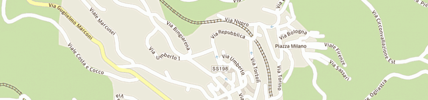 Mappa della impresa ministero interno direzione generale della pubblica sicurezz a LANUSEI