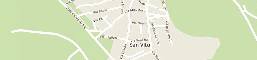 Mappa della impresa secci luigi a SAN VITO