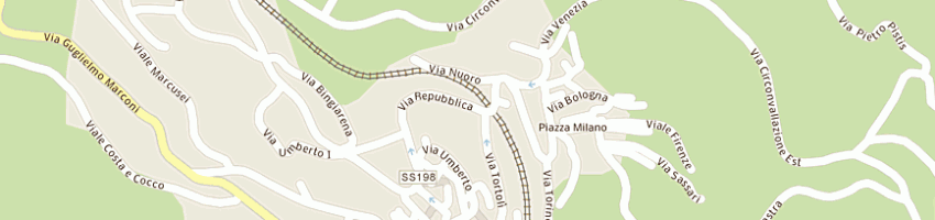 Mappa della impresa riservice di roberto ibba sas a LANUSEI