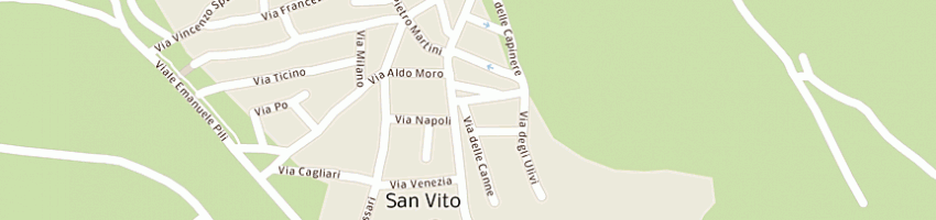 Mappa della impresa mobili fr di antonia pilo e c sas a SAN VITO