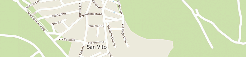 Mappa della impresa cogoini gian luigi a SAN VITO