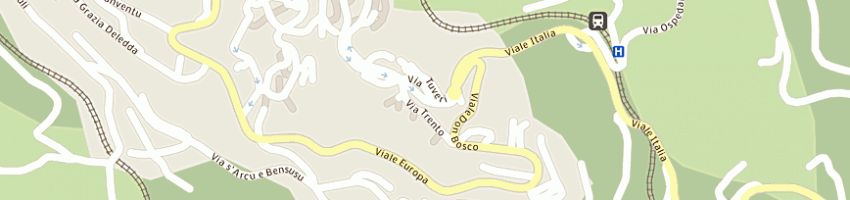 Mappa della impresa mereu salvatore angelo a LANUSEI