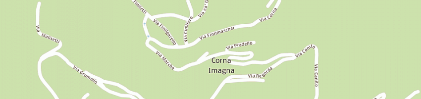 Mappa della impresa la parisienne sas di cerminara annina e c a CORNA IMAGNA