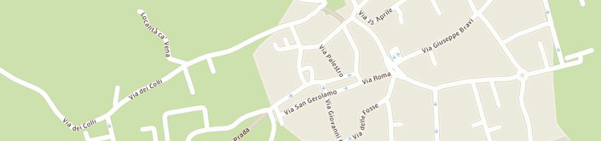 Mappa della impresa salone blu a MAPELLO