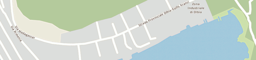 Mappa della impresa pezza matteo e petza davide a OLBIA