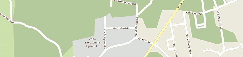 Mappa della impresa carrozzeria gm a AGNADELLO