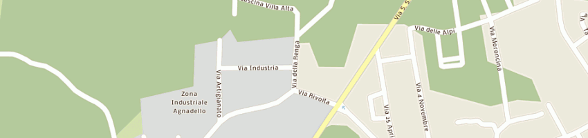 Mappa della impresa garolfi di brunati diego e c sas a AGNADELLO