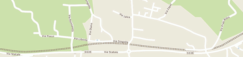 Mappa della impresa spandrio claudio e alberto a COSIO VALTELLINO