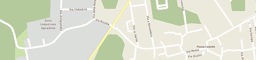 Mappa della impresa gualdoni antonio a AGNADELLO