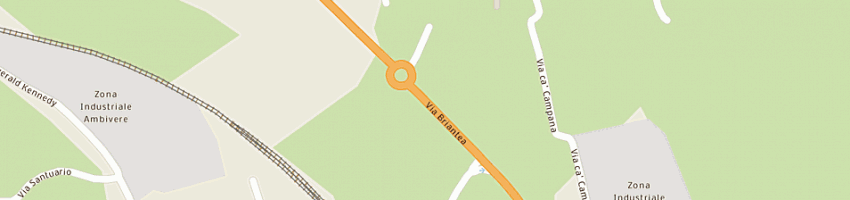 Mappa della impresa trattoria del vivaio di stroppa ernesto e c snc a AMBIVERE