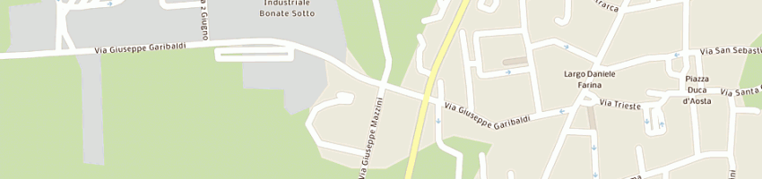 Mappa della impresa lozza luciano a BONATE SOTTO