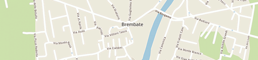 Mappa della impresa la tenda a BREMBATE
