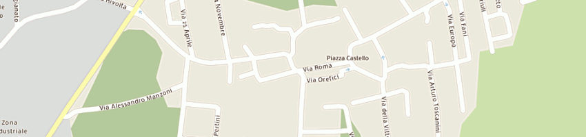 Mappa della impresa magazzini danelli a AGNADELLO