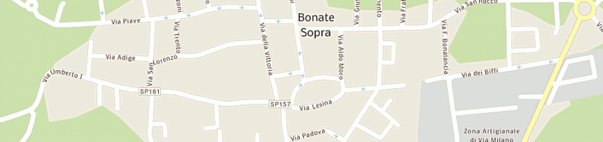 Mappa della impresa vecchio forno di cazzaniga claudio giovanni e c snc a BONATE SOPRA