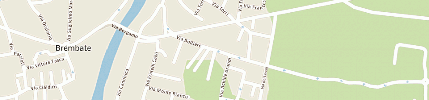 Mappa della impresa osteria chicchirichi' a BREMBATE