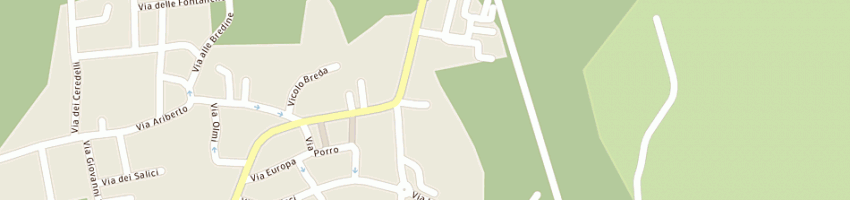 Mappa della impresa scuola elementare a ARZAGO D ADDA