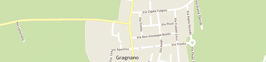 Mappa della impresa grandi magazzini gragnano snc a GRAGNANO TREBBIENSE