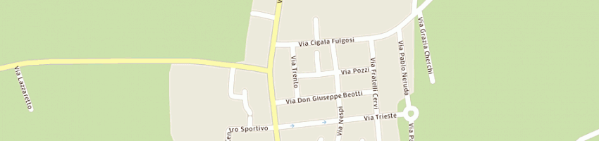 Mappa della impresa zucconi roberto a GRAGNANO TREBBIENSE