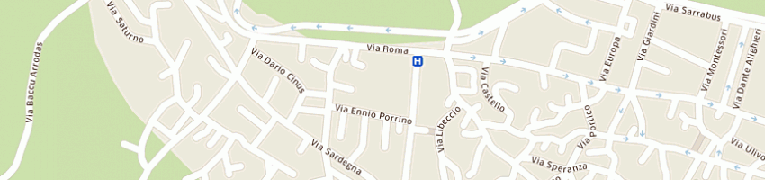 Mappa della impresa istituto tecnico commerciale e per geometri a MURAVERA