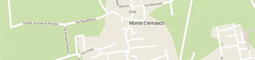 Mappa della impresa dentalclinic a MONTE CREMASCO