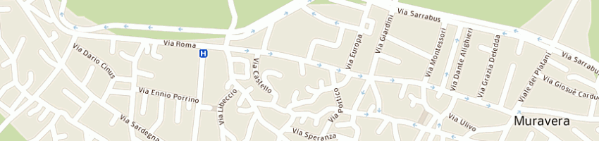 Mappa della impresa free beach residence a MURAVERA