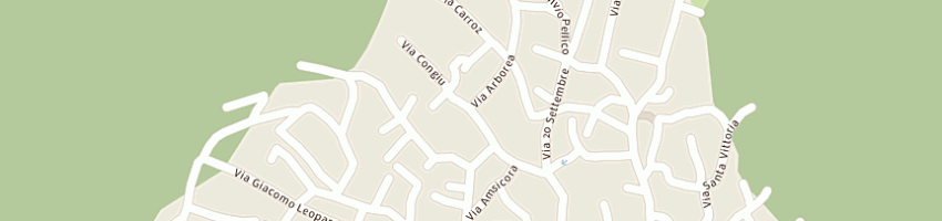 Mappa della impresa impresa edile porcu mario snc a VILLAPUTZU