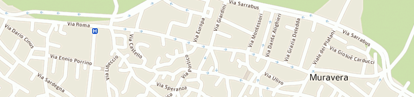 Mappa della impresa cossu alessandra a MURAVERA