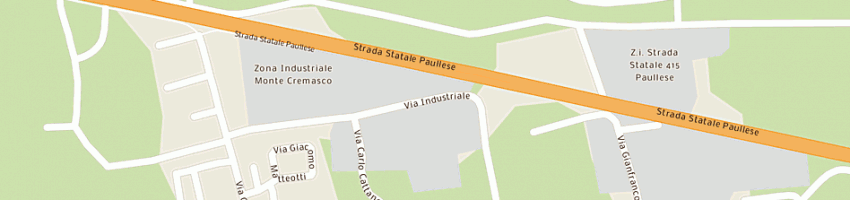 Mappa della impresa spinn bikers srl a MONTE CREMASCO