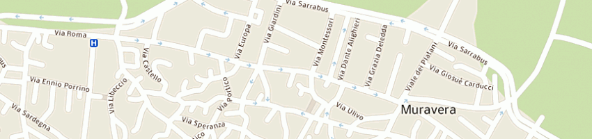 Mappa della impresa euroimpresa di piras c sas a MURAVERA