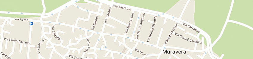 Mappa della impresa piras pier luigi a MURAVERA