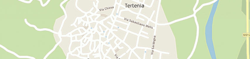 Mappa della impresa market crai a TERTENIA